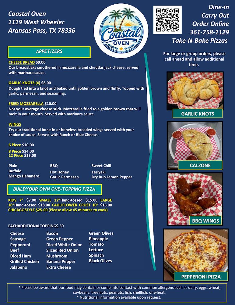 Coastal Oven Large Pizza